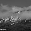 モノクロ羊蹄山　2015　5月